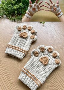 Crochet Cat Gloves