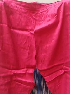 Red Kurta With Pant