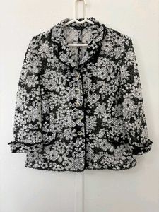 Floral Lace Blazer