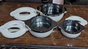 3 Piece Cello Casserole Set 1500,1000 n 500 ml