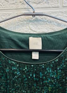 🇬🇧 H&amp;M imported Sparkling Sequin Top