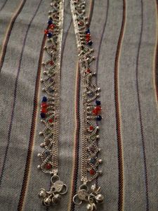 Anklets with Colorful Beads