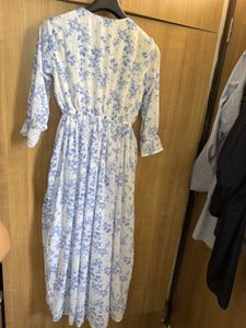 White And Blue Dress Perfect For U