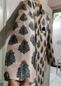 Beige Indo Western