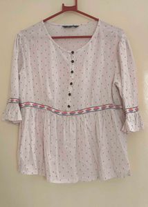 Boho Embroidered Top