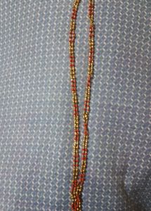 Beaded Necklace - Gold