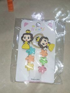 Cute Princess Flower Hair Clips