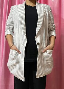 H&amp;M Stripe Blazer