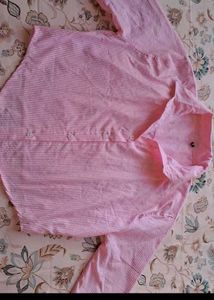 Pink Striped Shirt