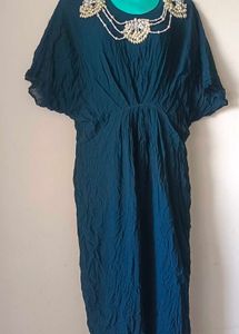 Elegant gorgeous Blue Kaftan Dress