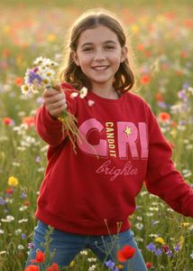 Cute &#39;Can Do It&#39; Girl Sweatshirt