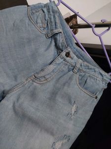 Light Wash Distressed Jeans