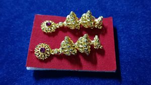 Golden Latkan Earrings.