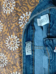 Rolled Hem Denim Shorts