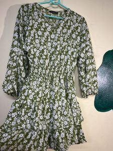Zudio Fit And Flare Mini Dress