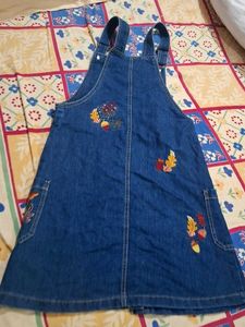 Denim Overall Dress