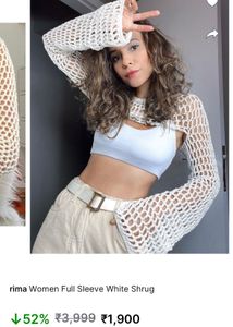 Crochet Mesh Top🌷