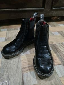 Glossy Catwalk Boots