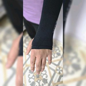 Summer Hand Black Gloves