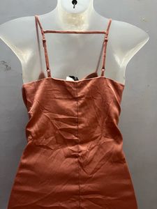 Divide H&amp;M Orange One Piece Dress