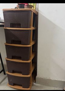 5-Tier Storage Drawer Unit