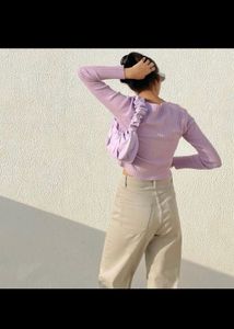 H&amp;M High Waisted Wide Leg Jeans