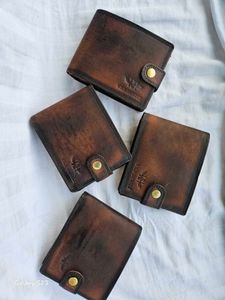 WILD HUNTER BROWN LEATHER WALLET
