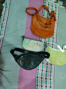 Assorted Handbags combo of 4 bags