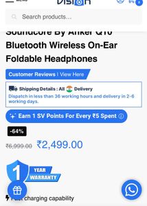 Sound core By Anker Q10i