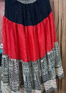 Boho Tiered Maxi Skirt