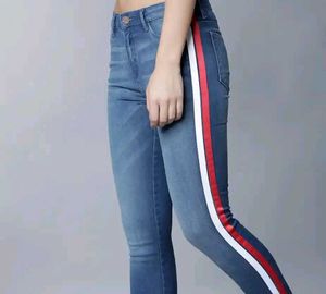 Stylish Striped Jeans