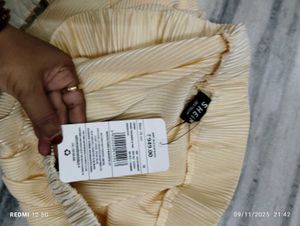 Cream Wide Leg Pants