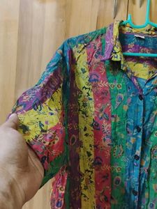 Multi Color translucent Shirt For Women