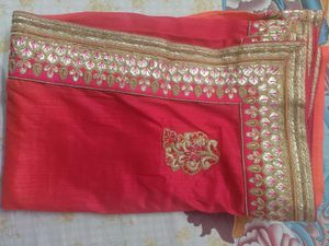 Silk Heavy  Partywear Gottapatti Elegant Saree
