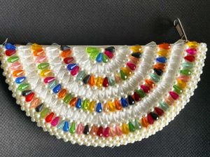 Vintage Beaded Coin Clutch