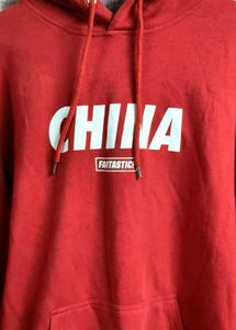 Red &#39;China&#39; Hoodie