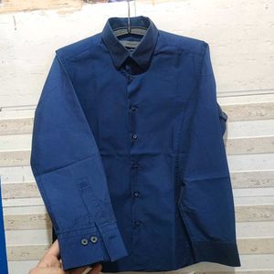 Givenchy Men&#39;s Blue Long Sleeve Dress Shirt