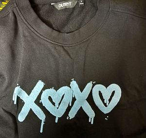 XOXO Black Pullover Sweater