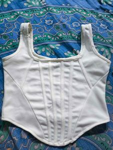 White Corset Top