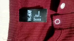 Burgundy Long Sleeve Top