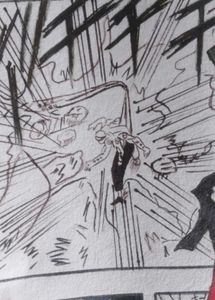 Drawing of Pain from Naruto Shippuden