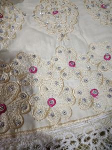 Kurti Palazzo With Dupatta Set (New) Embroidery Wo