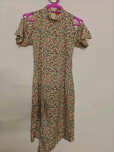 Beautiful Multi Colour Slit Dress For Women