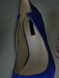 Lost Ink Sexy Blue High Heels