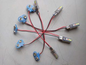 5 LED pixel lights with attached