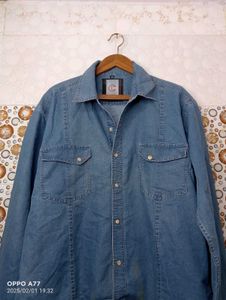 Denim Button Down Shirt