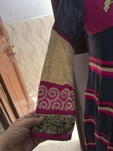 Anarkali Embroidered Kurta With Dupatta