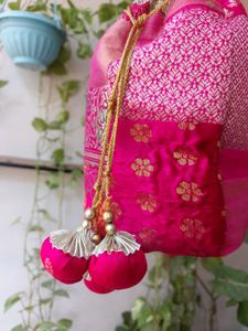 Elegant Pink Potli Pouch