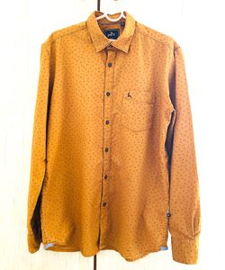 Mustard Color Full Shirt For Men