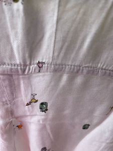 Cute plus Size Shirt With Cocktail Print